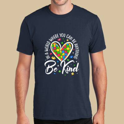 Adult T-Shirt - Autism Awareness - Be Kind Heart Thumbnail