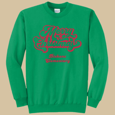 Adult Crewneck - Winter Holidays - Merry Christmas - Red Thumbnail