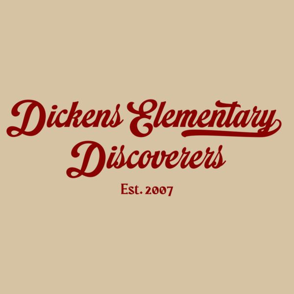 Retro Dickens Elementary Discoverers Maroon Thumbnail